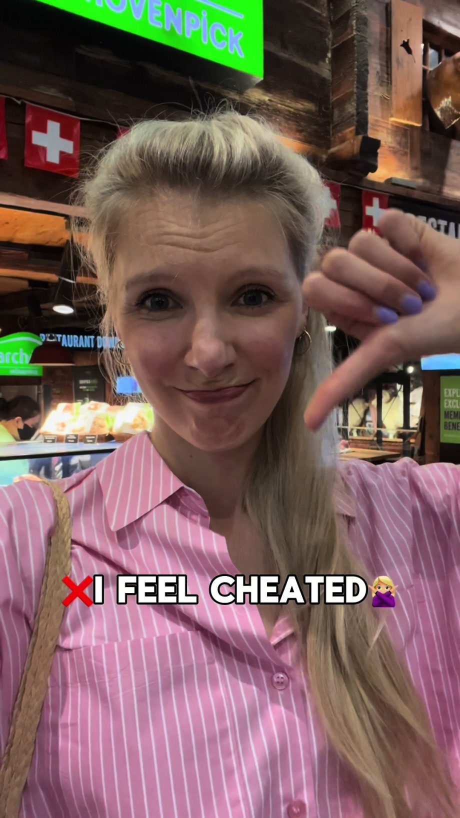 @swizzyinsg I feel cheated  Disclaimer: I am not saying the food does not taste …