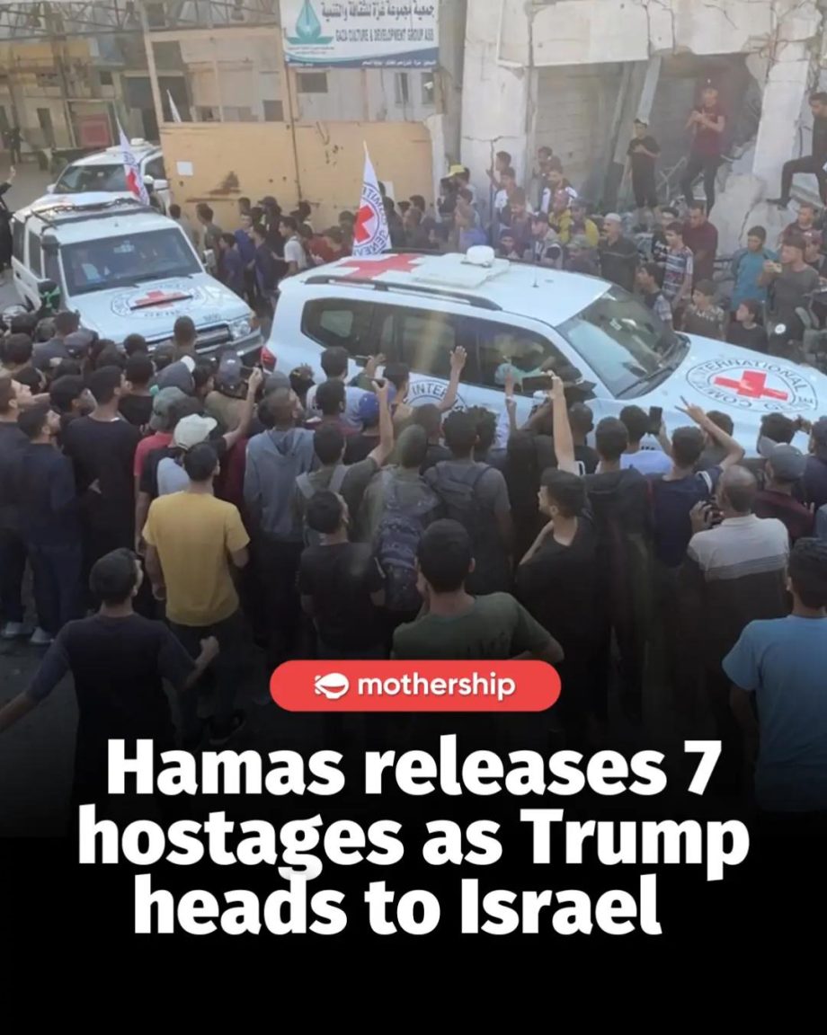 @mothershipsg Hamas has handed over seven of 20 hostages to the International Co…