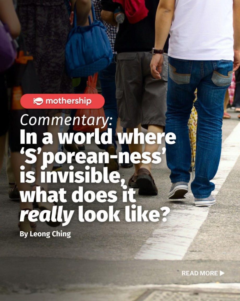 @mothershipsg What does it mean to be Singaporean? Is it a matter of accent, val…