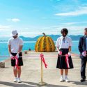 Yayoi Kusama’s yellow pumpkin is back on Naoshima Island, Japan