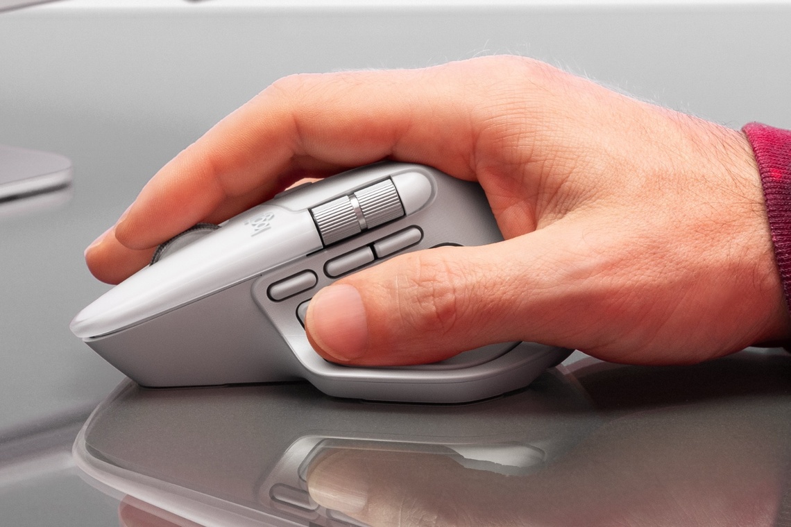Logitech’s MX Master 4 has haptic feedback and an Actions Ring shortcut to help users save time