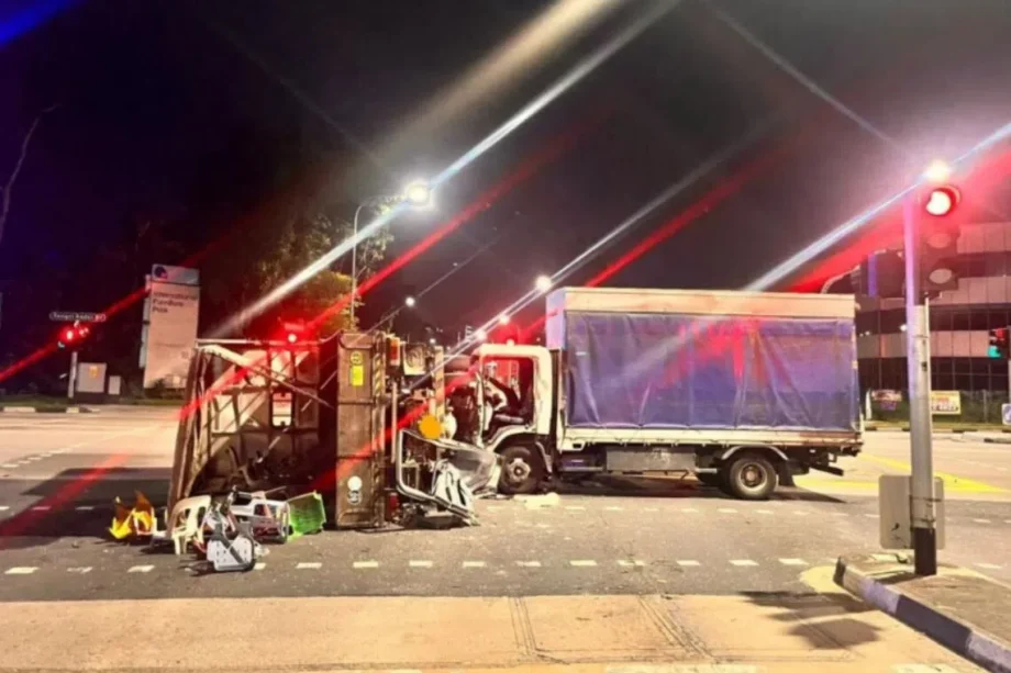 21 hurt in accident between 2 lorries in Sungei Kadut, driver nabbed for allegedly running red light