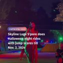 @mothershipsg The Halloween luge rides are available till Nov. 2 only on Fridays…