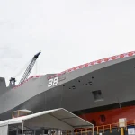 ‘Not a ship, but a mothership’: Mindef launches first multi-role combat vessel