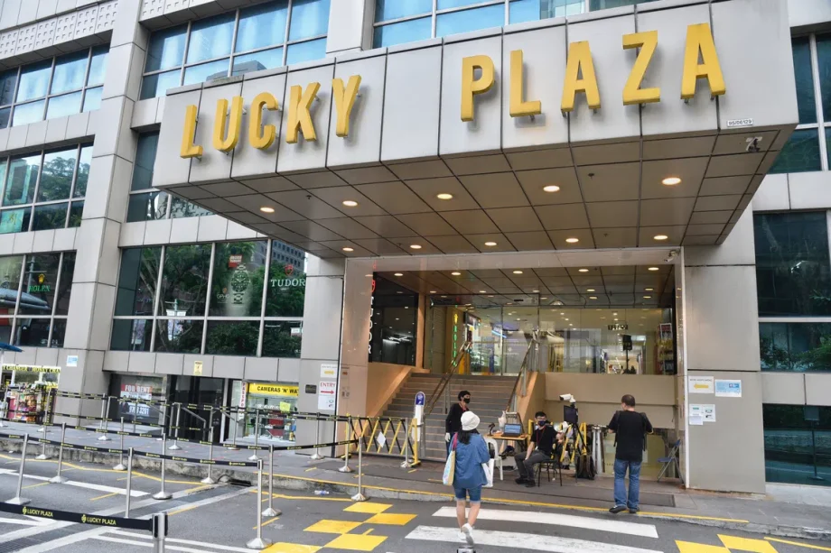 Sailor jailed for molesting two women at Lucky Plaza
