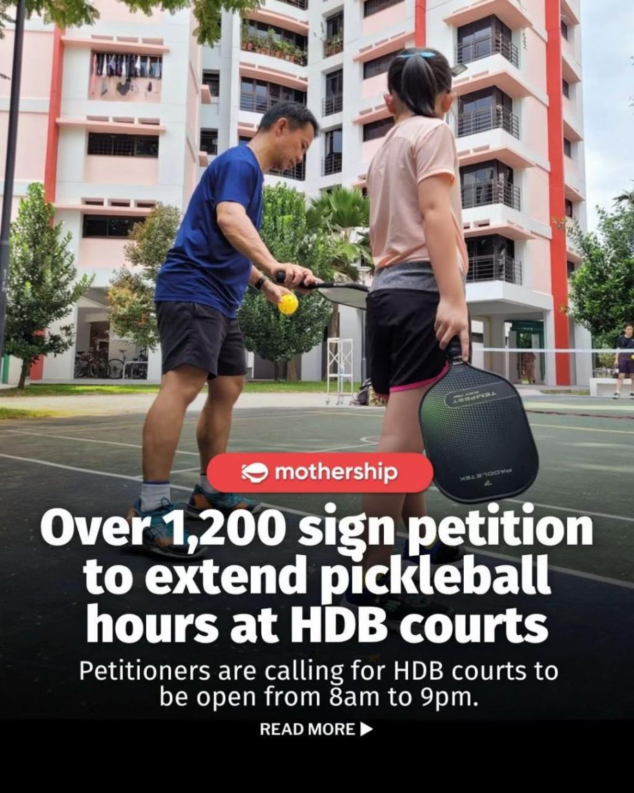 @mothershipsg Singapore has seen a surge in people picking up pickleball as a sp…