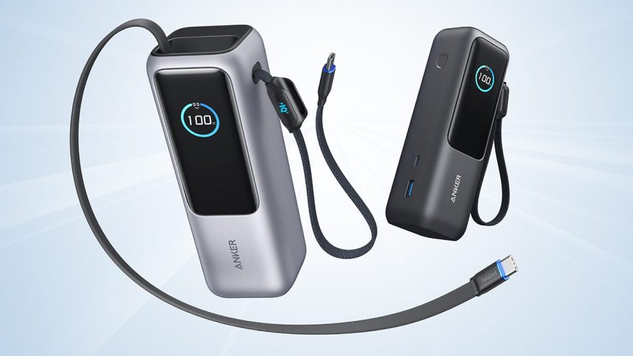 Anker’s Newest 25000mAh 165W Power Bank Includes Two Built-In USB Type-C Cables