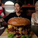 @zermattneo Took on the biggest burger in Singapore (around 5kg) solo! The chall…