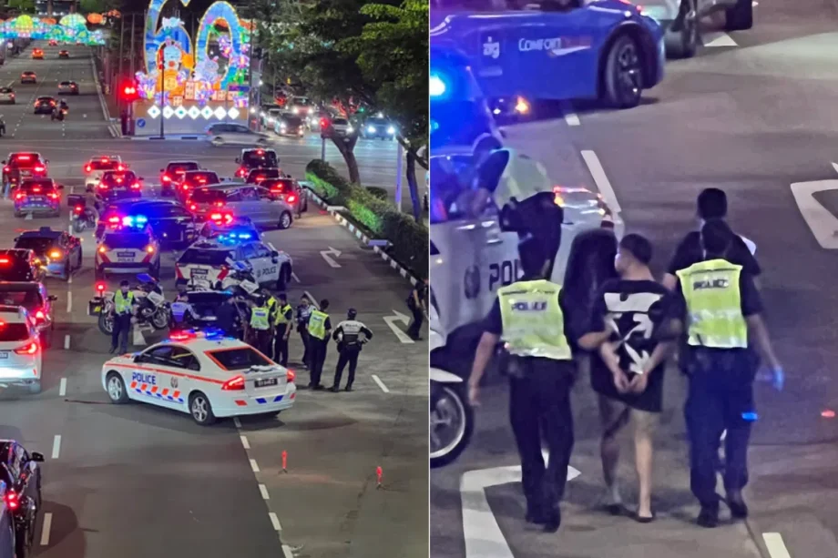 Man arrested after accident in Chinatown; vape seized
