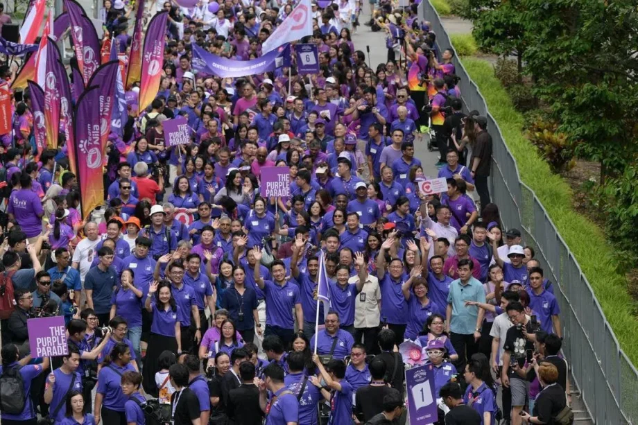 Over 15,000 turn up for biggest Purple Parade yet to support people with disabilities Over 15,000 turn up for biggest Purple Parade yet to support people with disabilities