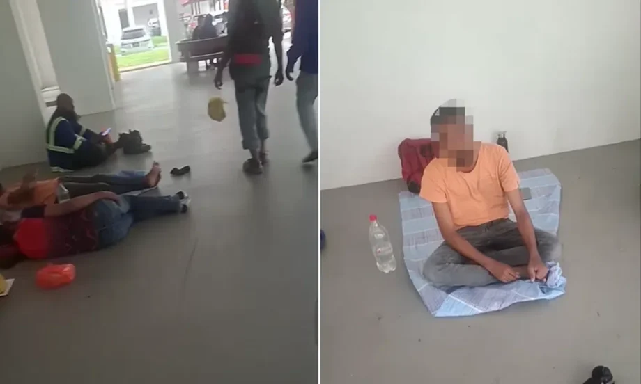 ‘You all are all no use’: Man scolds foreign workers for resting at void deck