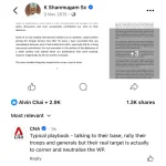 ‘CNA admin caught’: Mediacorp lodges police report over comment blasting establishment on Shanmugam’s old post
