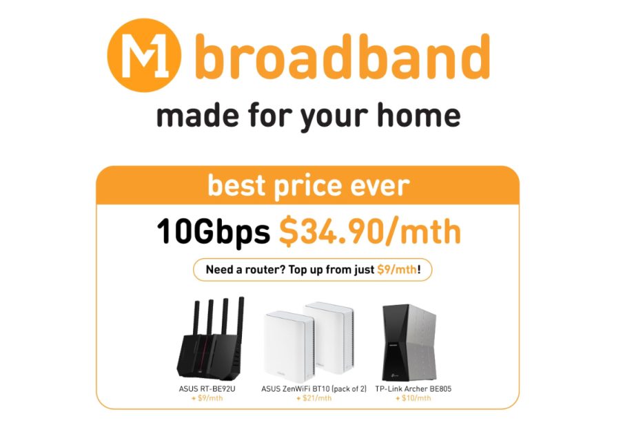 M1 refreshes its 10Gbps fibre broadband plan with new pricing and router flexibility