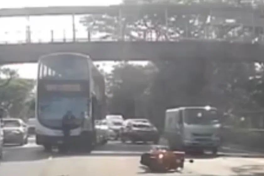 Motorcyclist dies after accident with SBS Transit bus on PIE