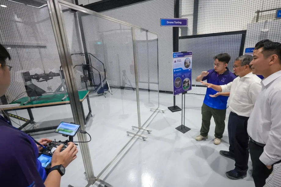 HTX launches new garage facility to test robots, drones for Home Team
