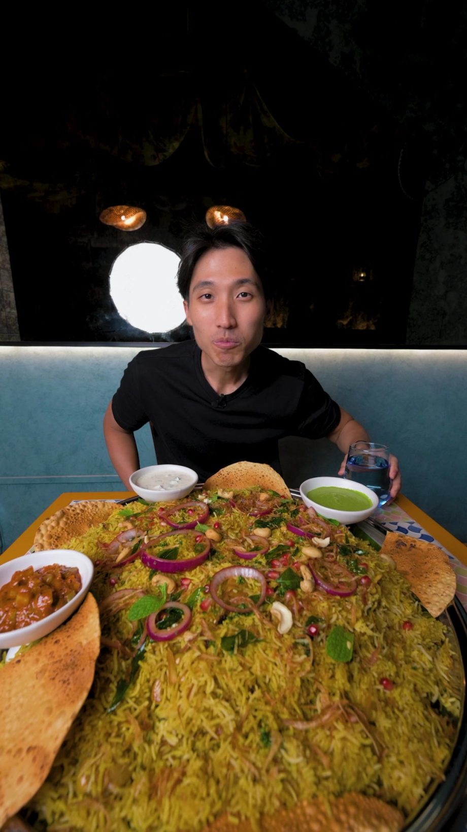 @zermattneo Took on the world’s BIGGEST plate of biryani solo!  You guys asked f…