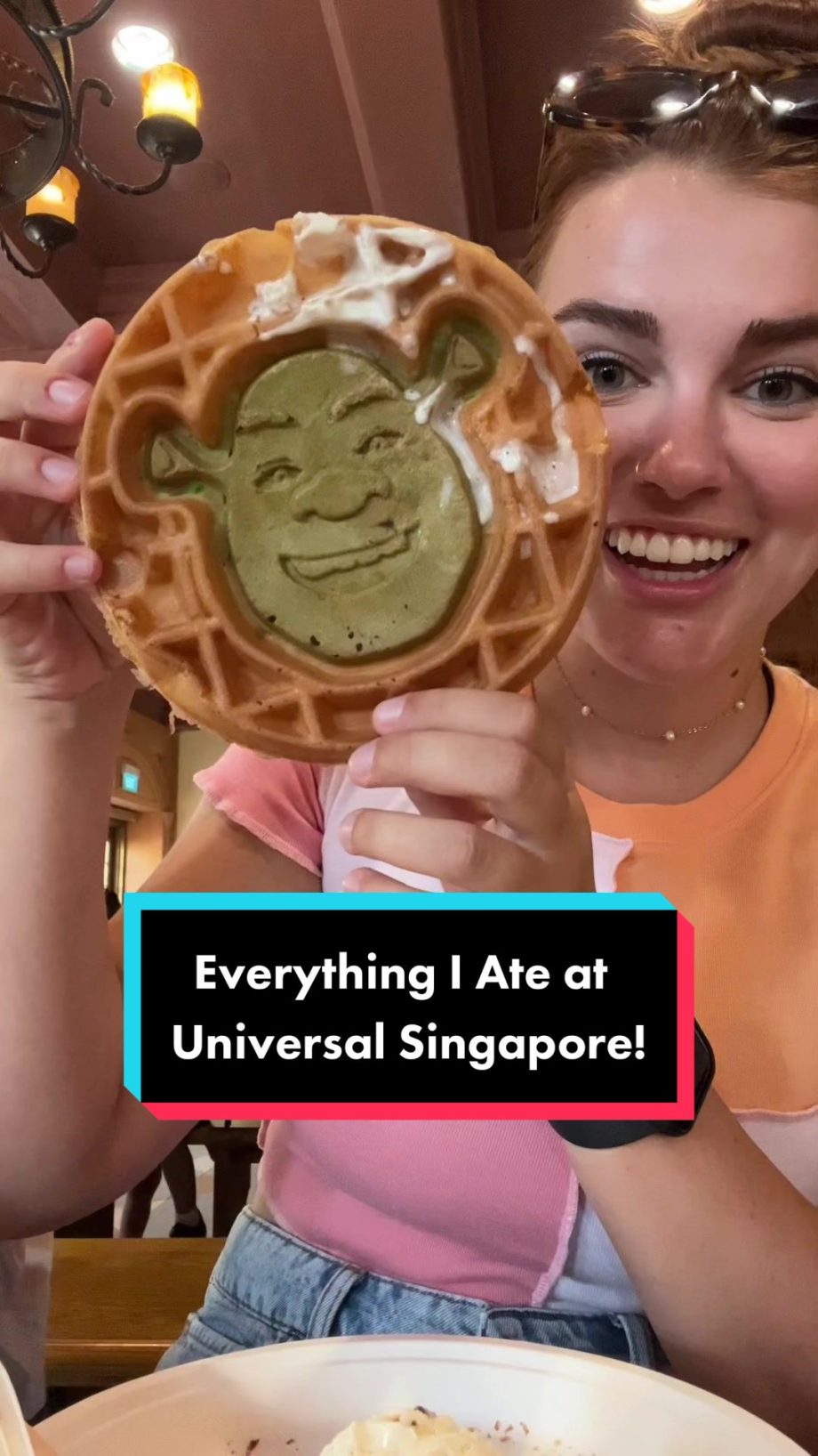 @karissaeats Cookie monster cookie! #fyp#foodie#singapore  …