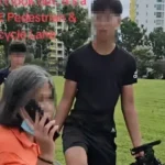 Teen cyclist accused of knocking down elderly woman, sparking debate over who’s at fault
