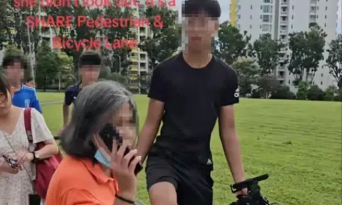 Teen cyclist accused of knocking down elderly woman, sparking debate over who’s at fault Teen cyclist accused of knocking down elderly woman, sparking debate over who’s at fault