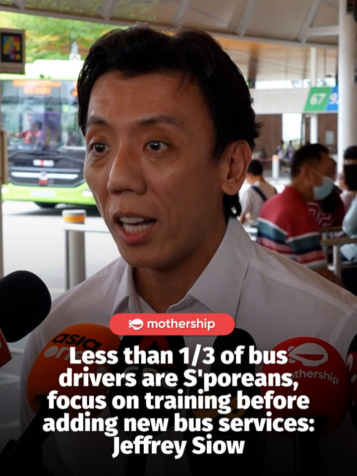 @mothershipsg Acting Minister for Transport Jeffrey Siow said efforts are being …