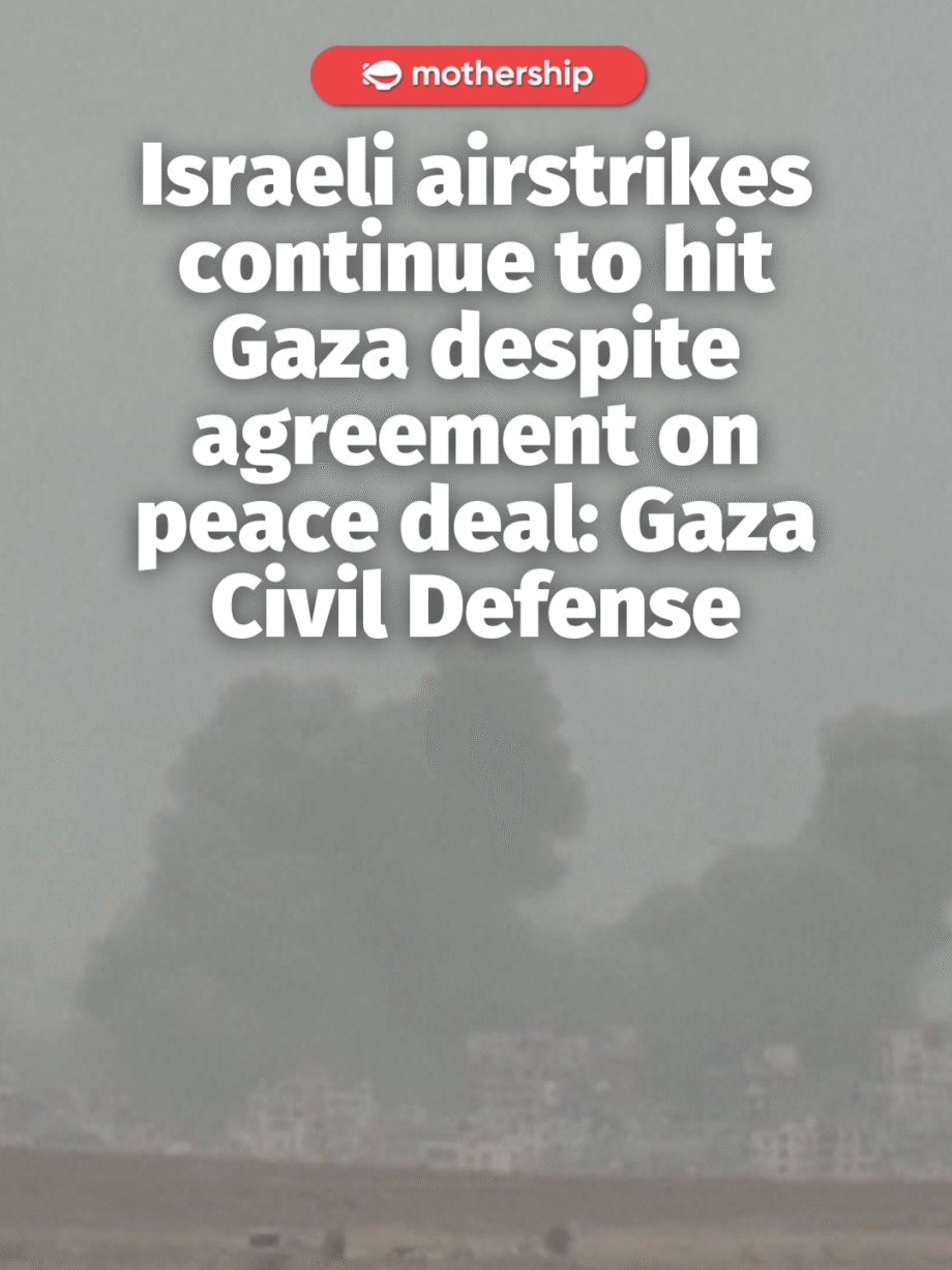@mothershipsg CNN, citing Gaza’s Civil Defense organisation, reported that explo…