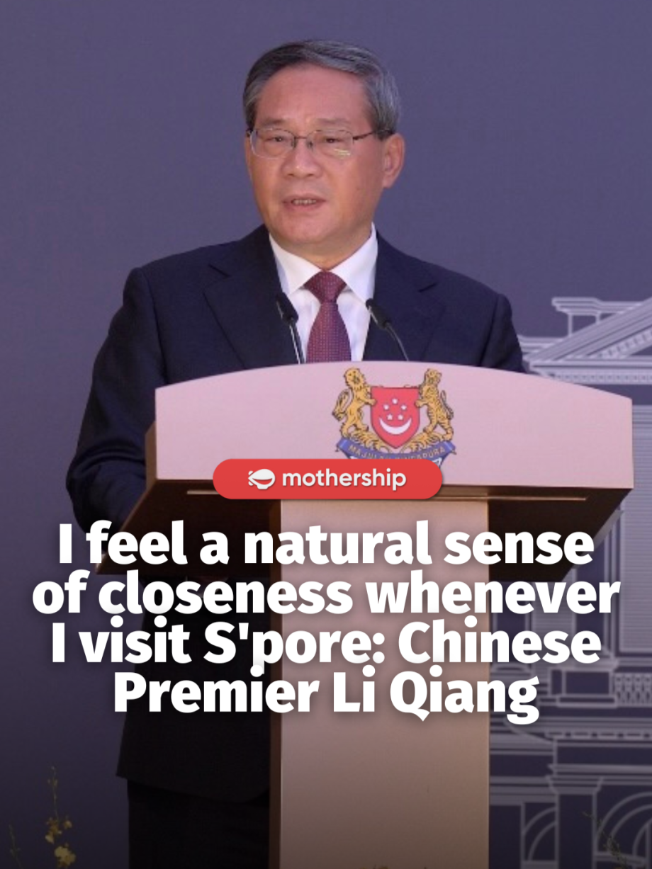 @mothershipsg Chinese Premier Li Qiang is in Singapore for a two-day visit. He r… @mothershipsg Chinese Premier Li Qiang is in Singapore for a two-day visit. He r…