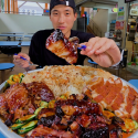 @zermattneo 7KG Charsiu Rice Challenge! You guys were right, this place is easil…