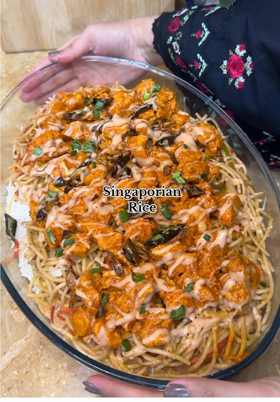 @flavorsbyjiya Classic Singaporean Rice For Chicken: -1 kg Boneless -1 tsp Salt …