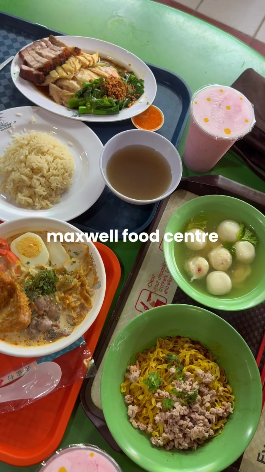 @juliamao what i ate at the maxwell food center in singapore  teo chow fish ball…
