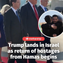 @mothershipsg When asked if the ceasefire deal would hold, enroute to Israel, Tr…
