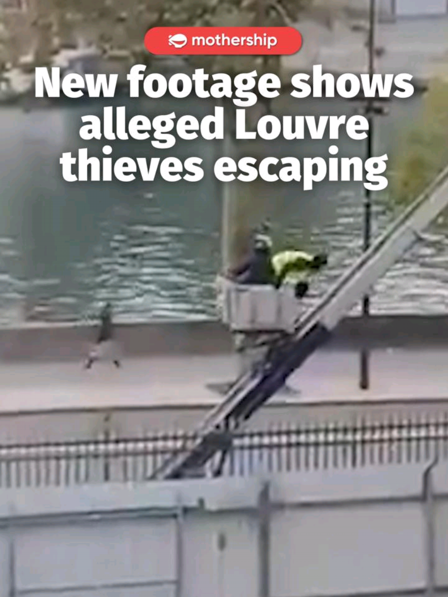 @mothershipsg A new video has emerged, showing the alleged Louvre thieves making… @mothershipsg A new video has emerged, showing the alleged Louvre thieves making…