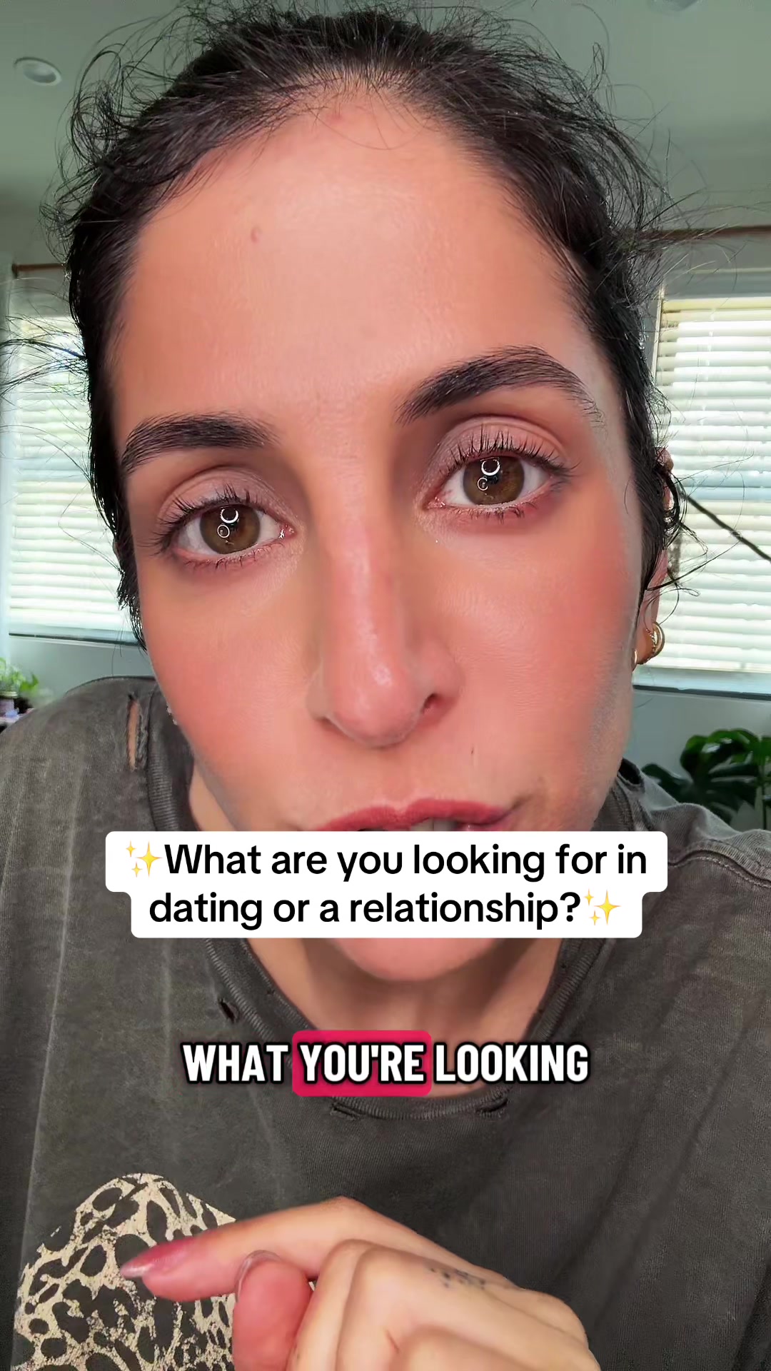 @sabrina.zohar When someone asks what are you looking for in dating or a relatio…