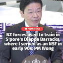 @mothershipsg PM Wong shared his NSF experience and Singapore’s relationship wit…