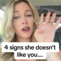 @datingwithgracie 4 signs she doesn’t like you… #datingadviceformen #datingtipsf…