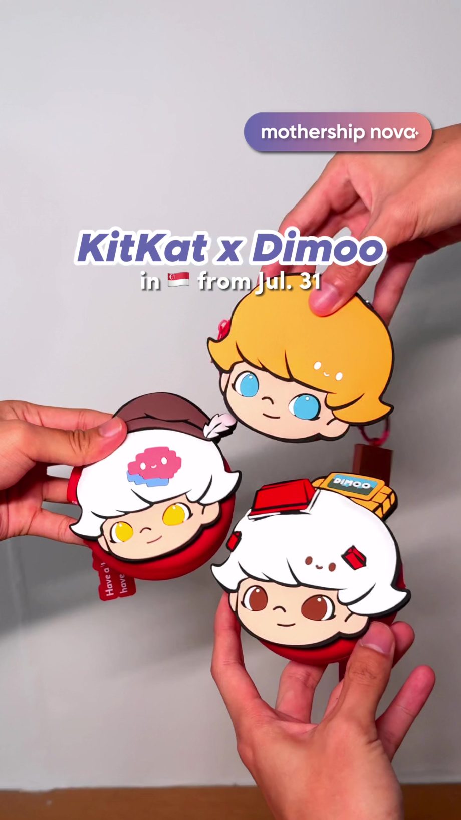 @mothership.nova KitKat x Dimoo : From Jul. 31 : Keychain Pouch Blind Box S.9…
