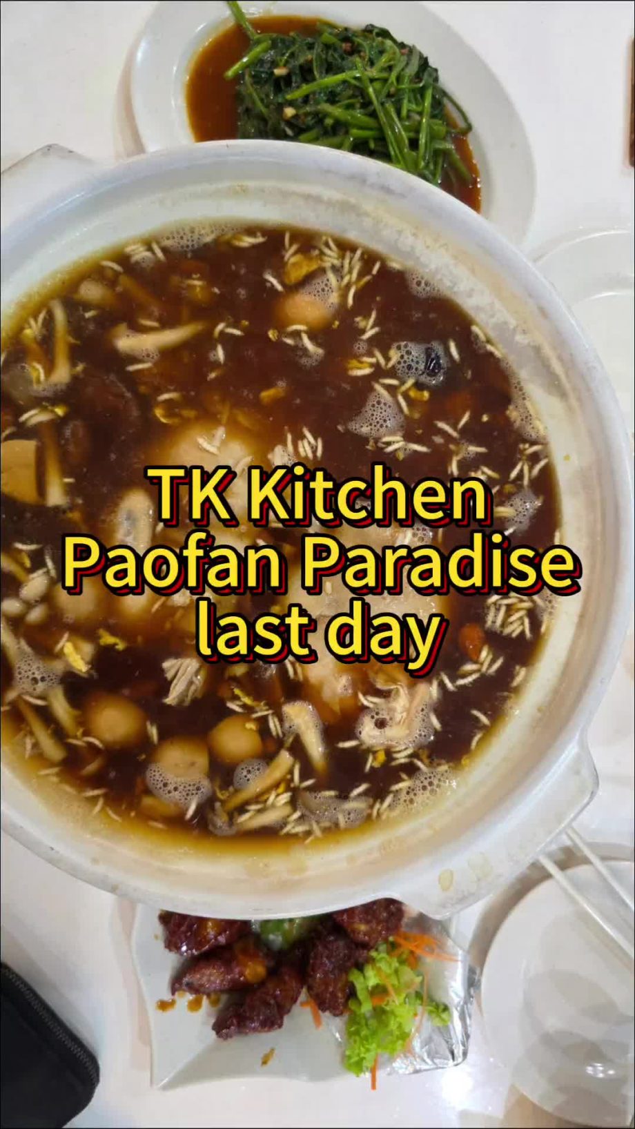 @andrewsellsmookata TK Kitchen Paofan Paradise last day #sgfoodblogger #sgfoodie…
