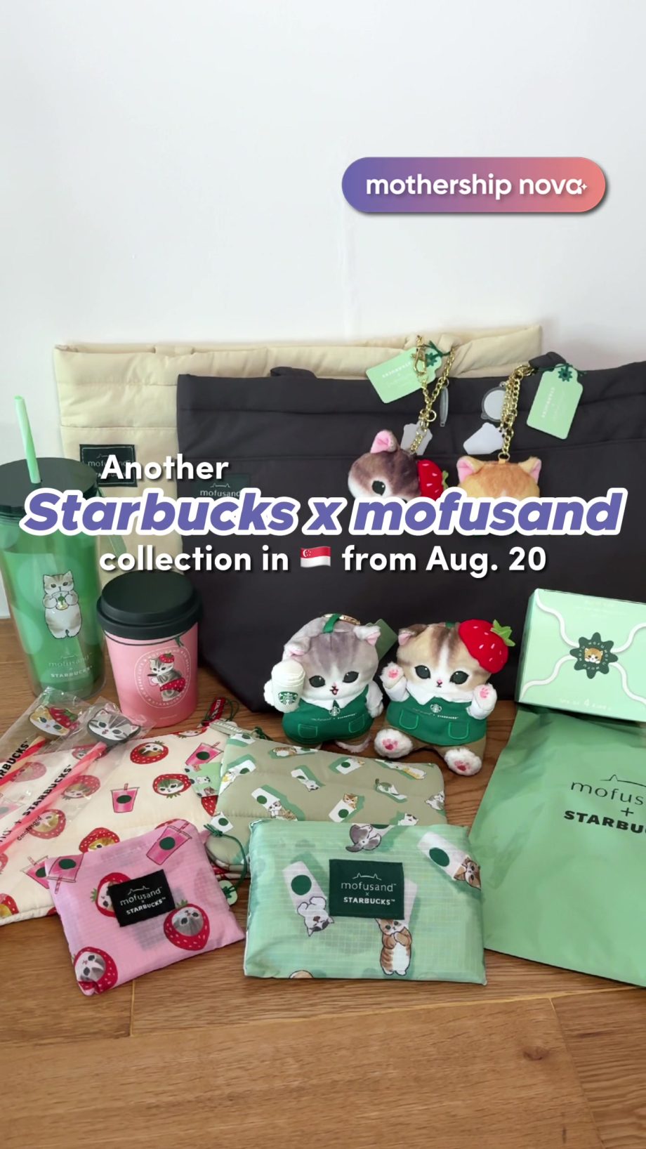 @mothership.nova Starbucks x mofusand : From Aug. 20 : Strawberry Stainless Stee…