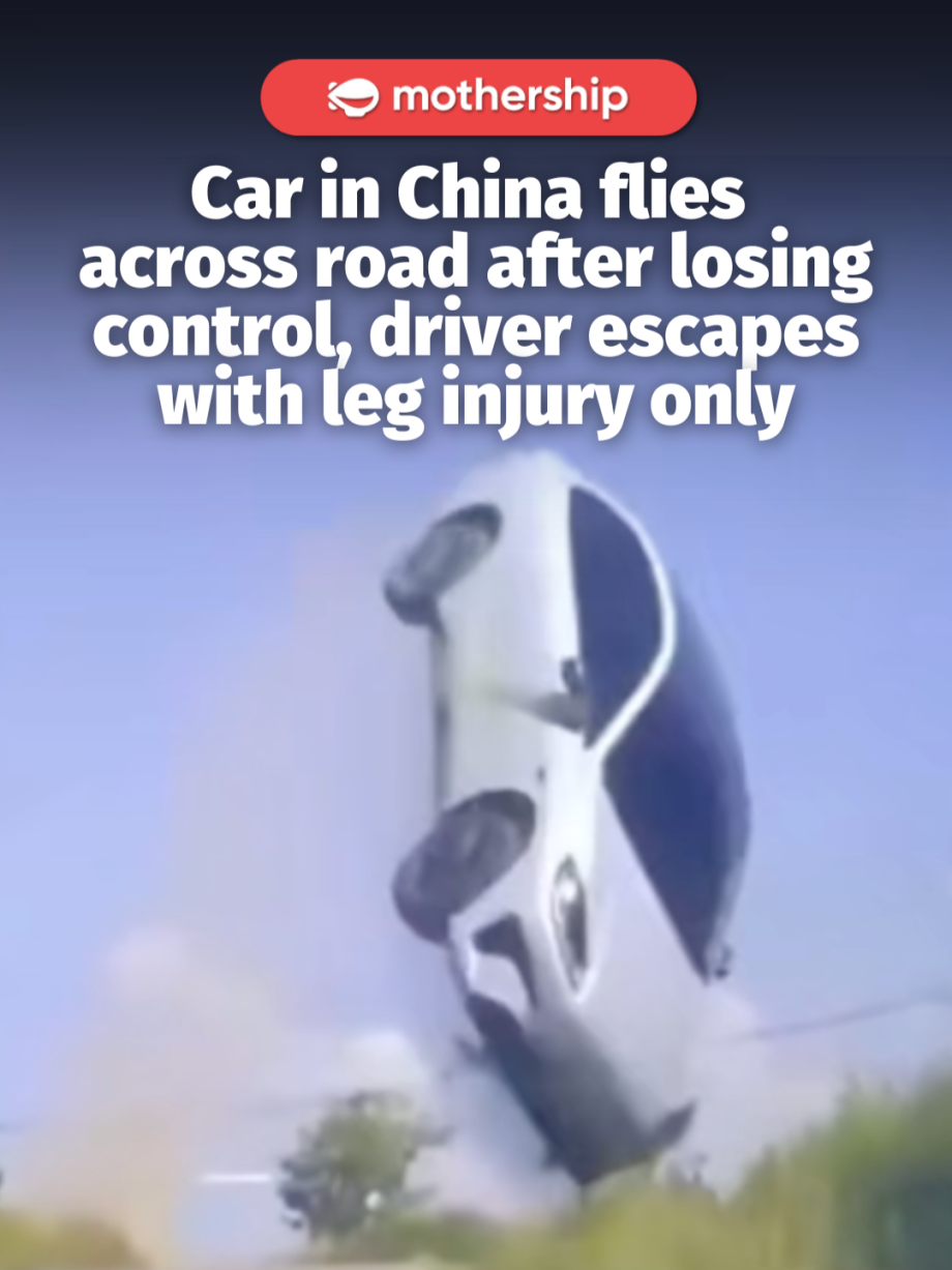 @mothershipsg it got yeeted across the road  #fyp #china #car …