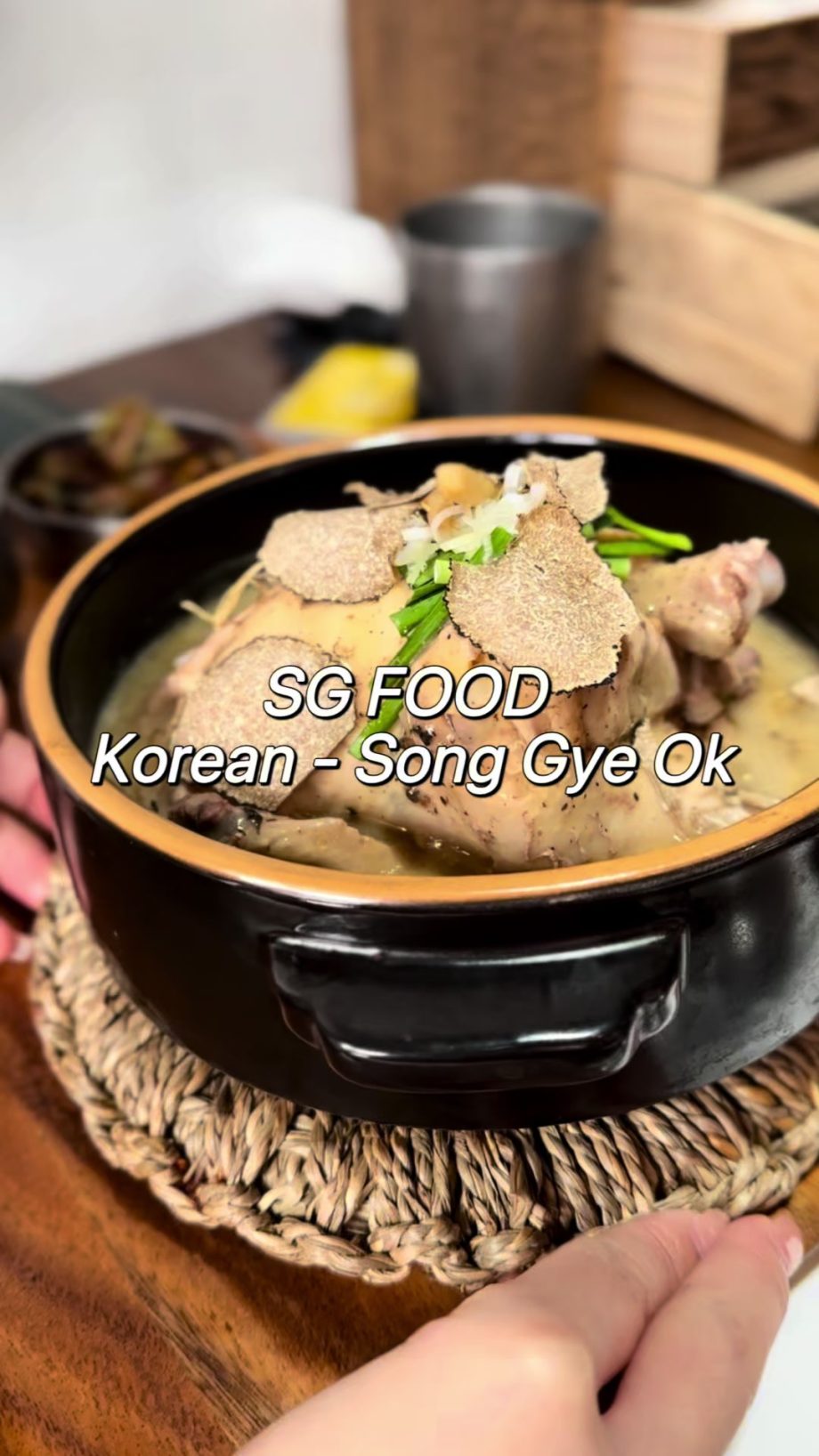 @eatgpt.sg Song Gye Ok – 3/5  #sgfoodie #koreanfood #soup #foodtiktok #lunchidea…
