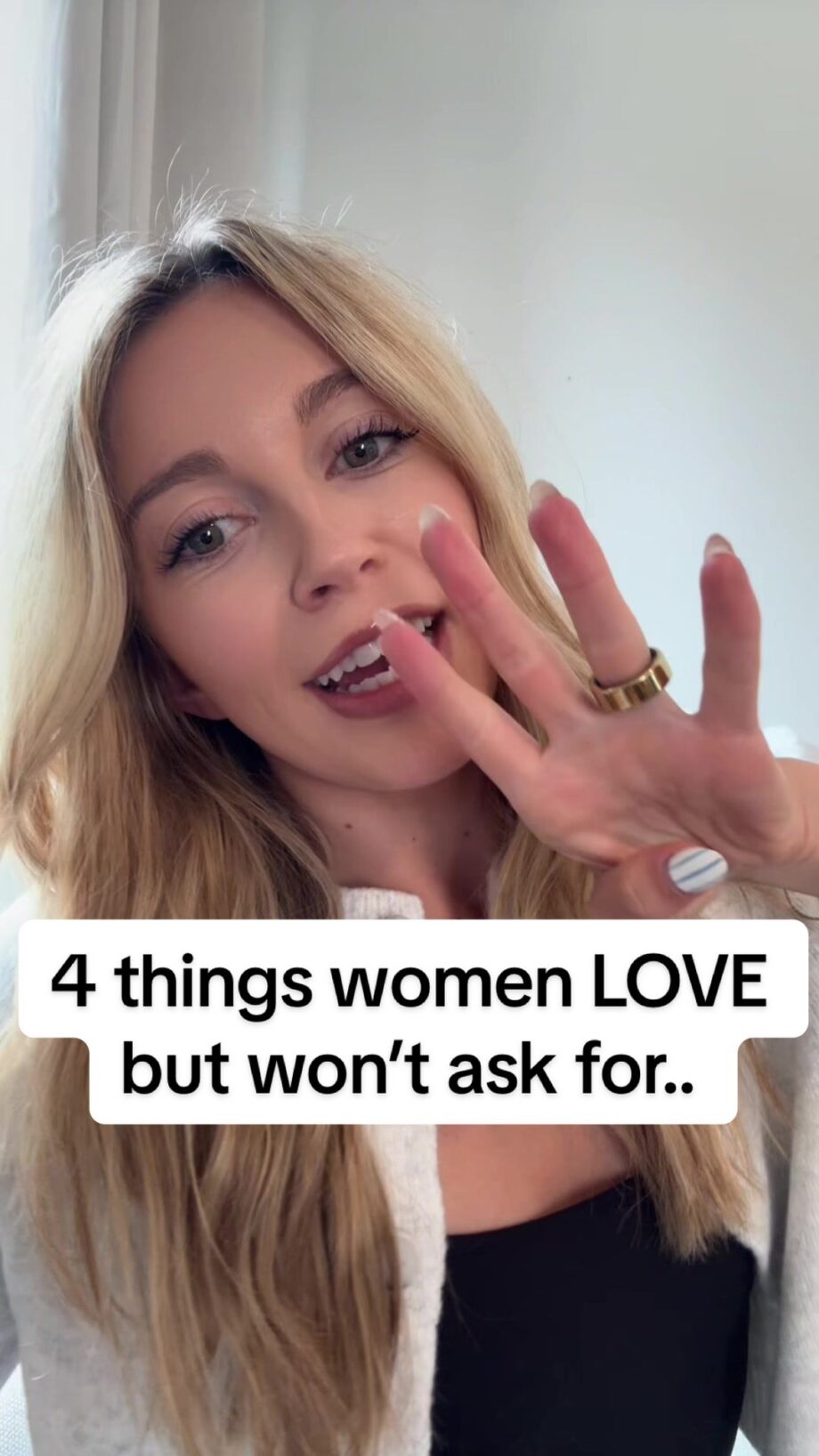 @datingwithgracie 4 things women love but won’t ask for… #datingtipsformen #dati…