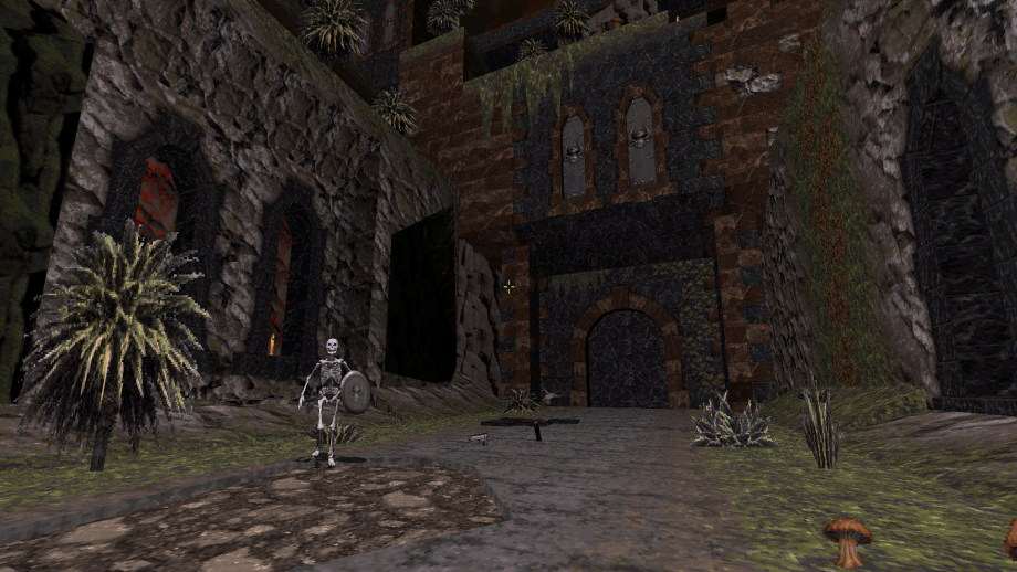 Kick ass and chew brains in Duke Nukem: Horror Castle, a spooky mod where you blast skeletons and chow down on the gooey insides of their skulls