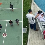 Youths blast music, wrestle, cut hair and sneak into futsal court: Town council makes police report