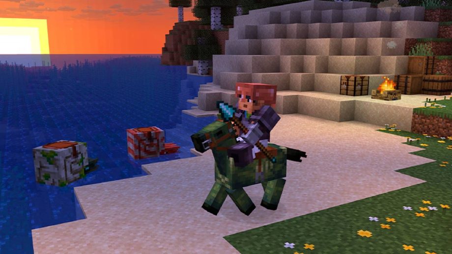 Minecraft’s Mounts of Mayhem drop is now available to test, including sailing with the nautilus and a brand new weapon enchantment