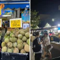 Long queue for late-night durian promo at Ang Mo Kio stall — but not everyone is buying it