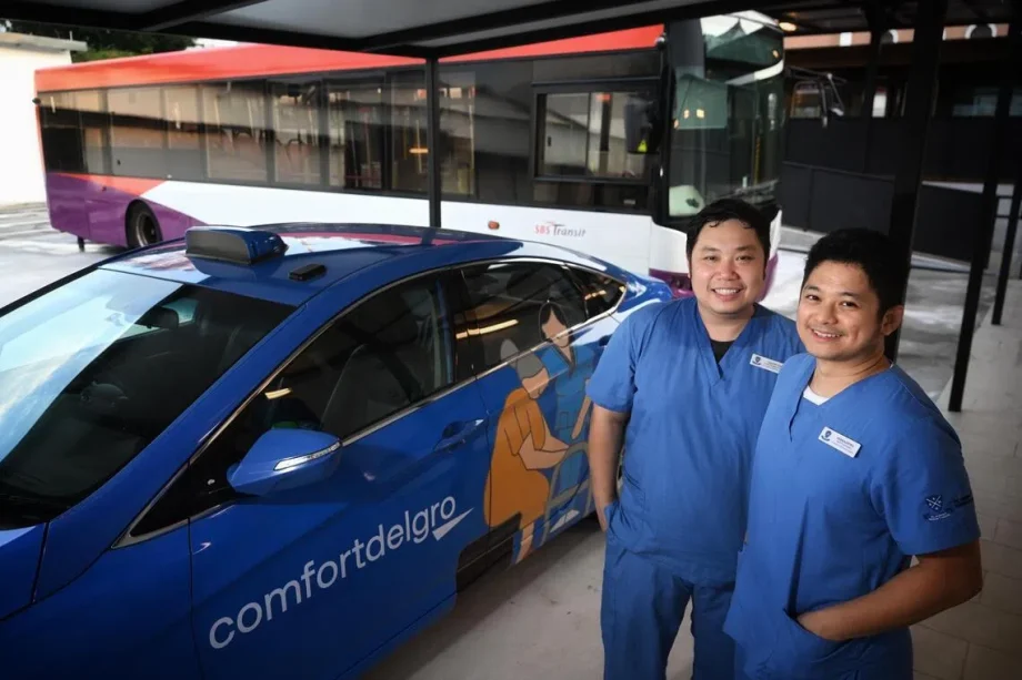 Train, bus, taxi used for rehabilitation at community hospital