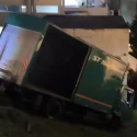 Lorry skids down steep slope in the Orchard Road area; police investigating