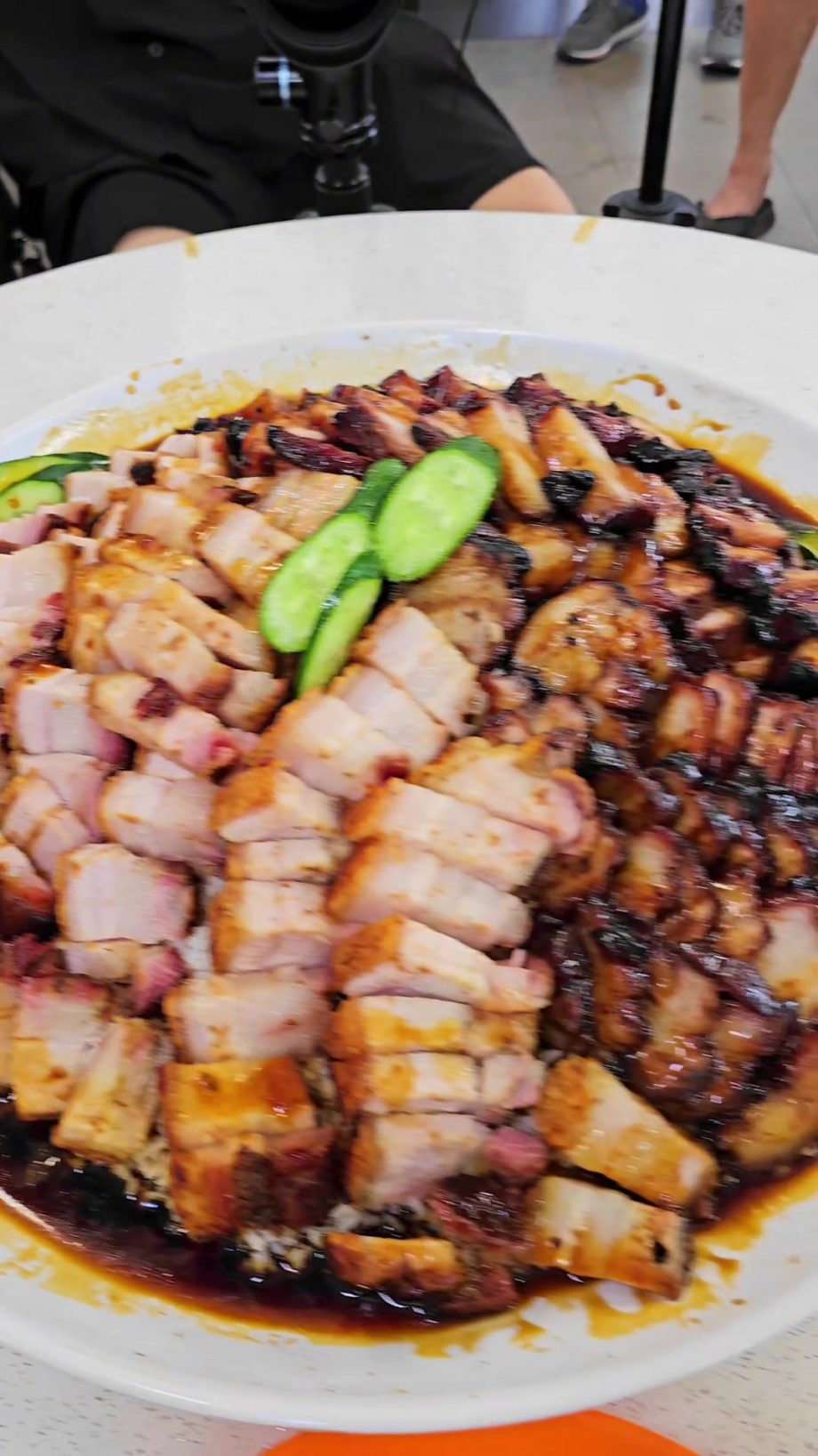 @zermattneo 6KG mountain of Char Siew & Roast Pork Rice! I’m officially calling …