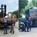 Over 140 heavy vehicles booked for overloading, travelling on expressways without valid permits