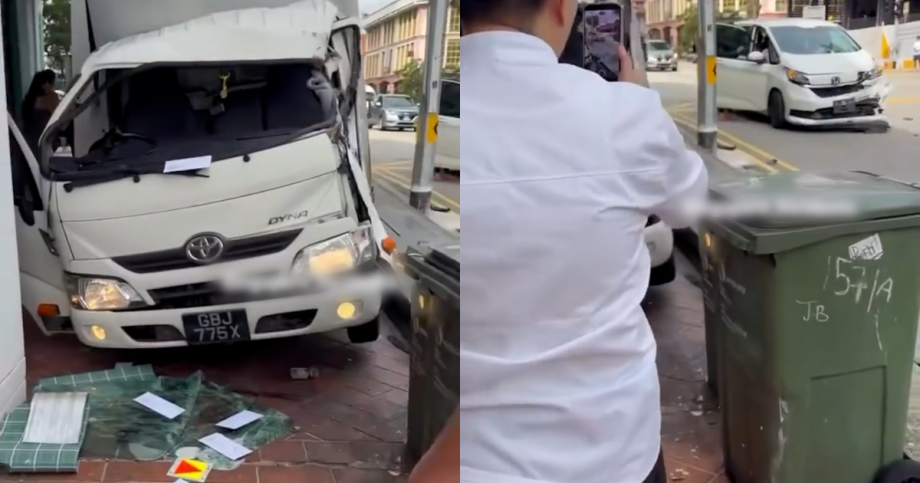 Lorry, car accident in Jalan Besar: 2 persons taken to hospital, Singapore News