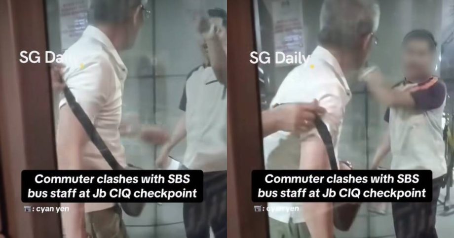 SBS Transit employee seen shouting at senior who jumped queue to be disciplined, Singapore News